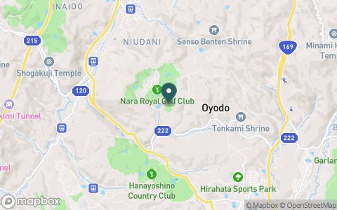 奈良ロイヤルゴルフクラブの地図