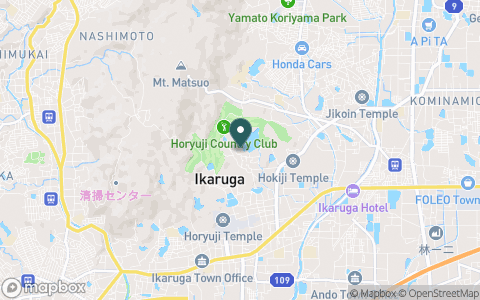 法隆寺カントリー倶楽部【ＰＧＭ】の地図