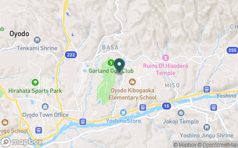 ガーランドゴルフ倶楽部の地図