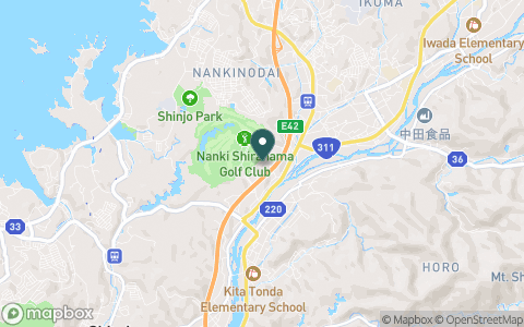 南紀白浜ゴルフ倶楽部の地図