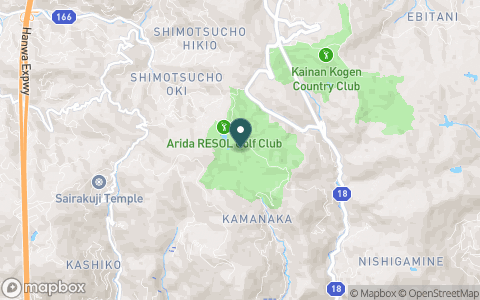 有田リソルゴルフクラブ（旧：有田東急ゴルフクラブ）の地図
