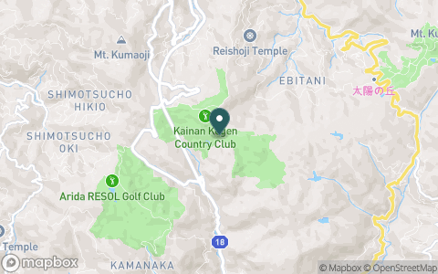 海南高原カントリークラブの地図