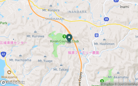 紀南カントリークラブの地図