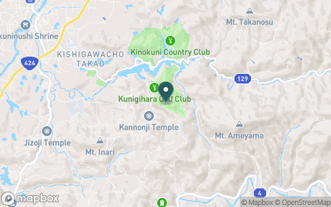 国木原ゴルフ倶楽部の地図