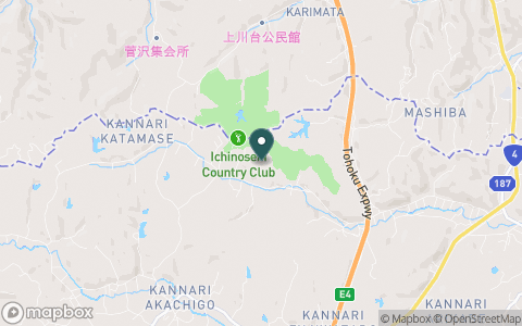 一関カントリークラブの地図