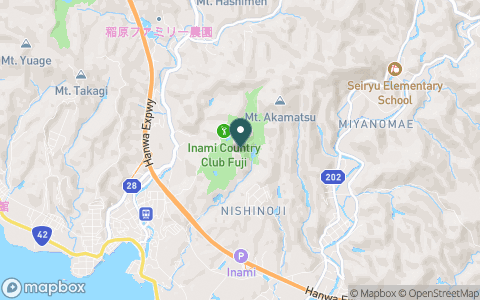 いなみカントリークラブ　フジの地図