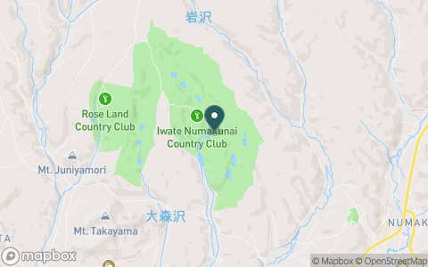 岩手沼宮内カントリークラブの地図