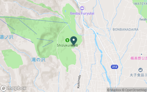 雫石ゴルフ場の地図