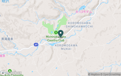 みちのく古都カントリークラブの地図