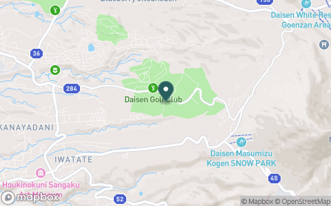 大山ゴルフクラブの地図