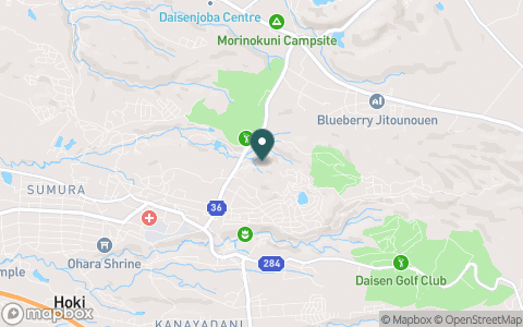 大山平原ゴルフクラブの地図