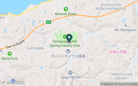 玉造温泉カントリークラブの地図