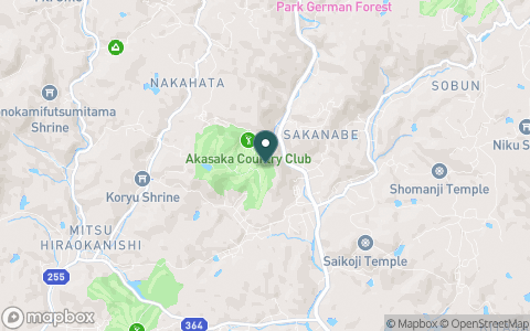 赤坂カントリークラブの地図