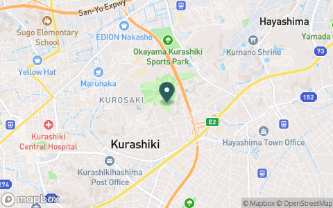 岡山ゴルフ倶楽部　帯江コースの地図