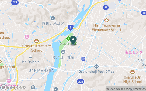 長船カントリークラブの地図