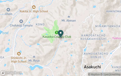 笠岡カントリー倶楽部【ＰＧＭ】の地図