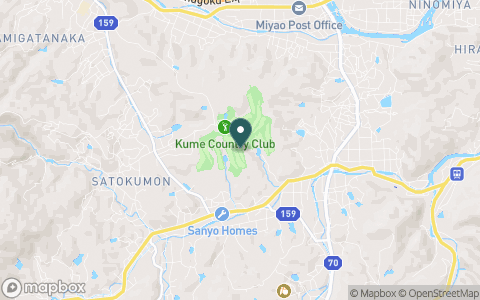 久米カントリークラブの地図