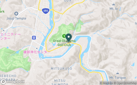 グレート岡山ゴルフ倶楽部【ＰＧＭ】の地図