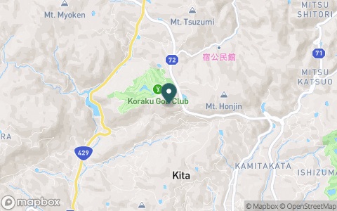 後楽ゴルフ倶楽部の地図