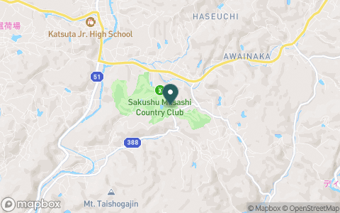 作州武蔵カントリー倶楽部の地図