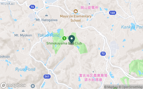 新岡山ゴルフクラブの地図