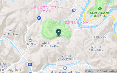 たけべの森ゴルフ倶楽部【ＰＧＭ】の地図