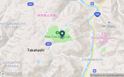 パインツリーゴルフクラブの地図