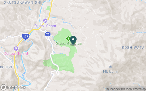 奥津ゴルフ倶楽部の地図