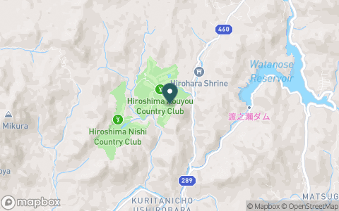 広島紅葉カントリークラブの地図