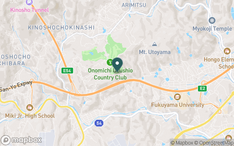 尾道うずしおカントリークラブの地図