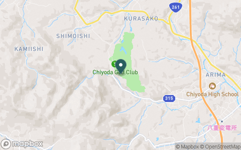 千代田ゴルフ倶楽部【アコーディア・ゴルフ】の地図