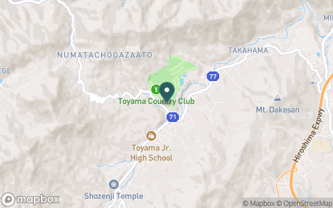 戸山カンツリークラブの地図