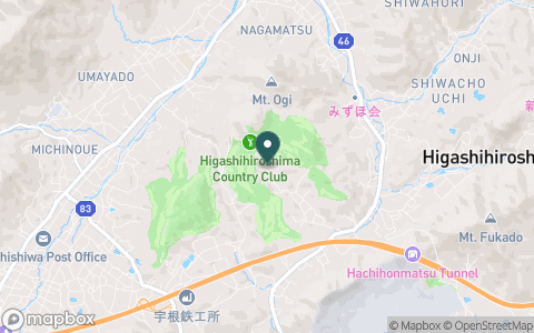 東広島カントリークラブ【ＰＧＭ】の地図