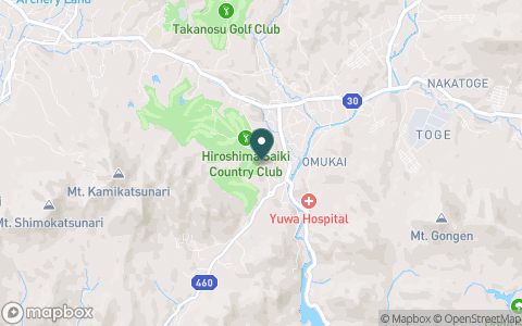 広島佐伯カントリー倶楽部の地図
