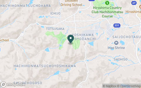 広島みずほカントリークラブ（旧：広島東映カントリークラブ）の地図
