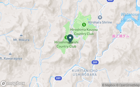 広島西カントリー倶楽部の地図