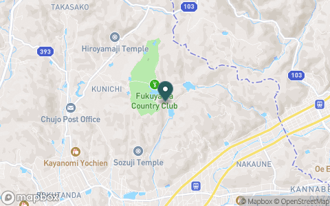 福山カントリークラブの地図