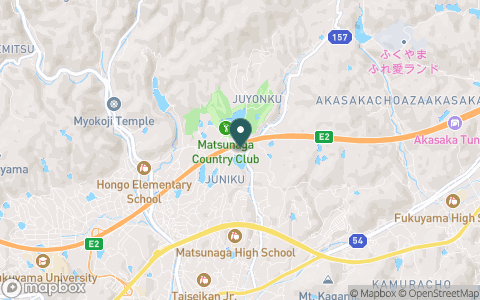 松永カントリークラブの地図