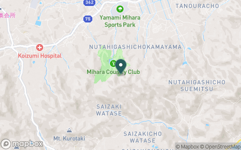 三原カンツリークラブの地図