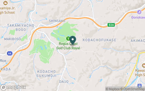 リージャスクレストゴルフクラブ　ロイヤルの地図