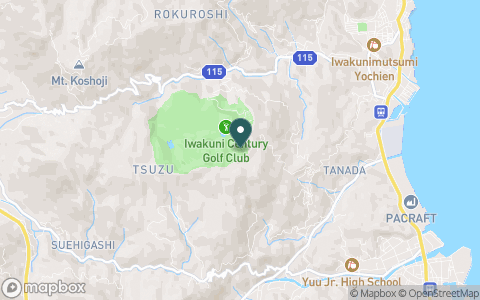 岩国センチュリーゴルフクラブの地図