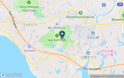 山陽グリーンゴルフコースの地図