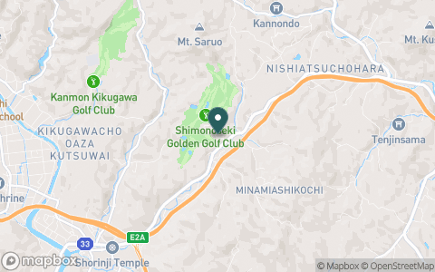 下関ゴールデンゴルフクラブの地図