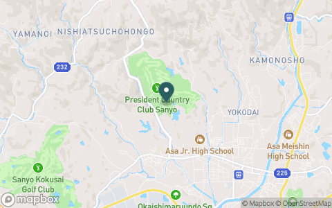 プレジデントカントリー倶楽部山陽の地図