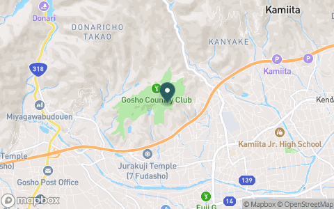 御所カントリークラブ（徳島県）の地図