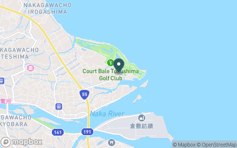 コート・ベール徳島ゴルフクラブの地図