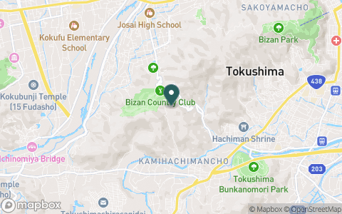 眉山カントリークラブの地図