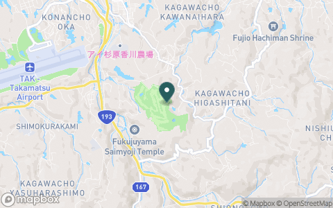 鮎滝カントリークラブの地図