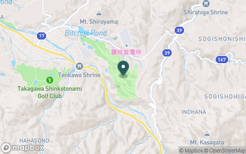 サンライズヒルズカントリークラブの地図