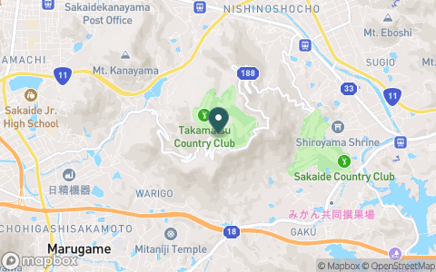 高松カントリー倶楽部の地図